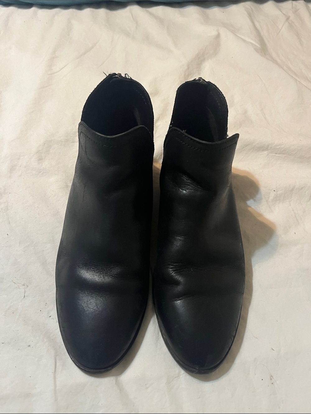 Women’s Black Leather Ankle Boots